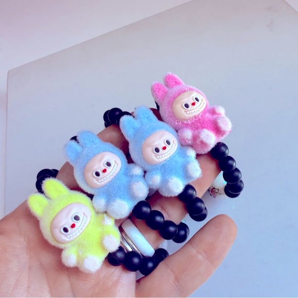 NWOT 1 Handmade Labubu Beaded Bracelets for Kids - Picture 6 of 7